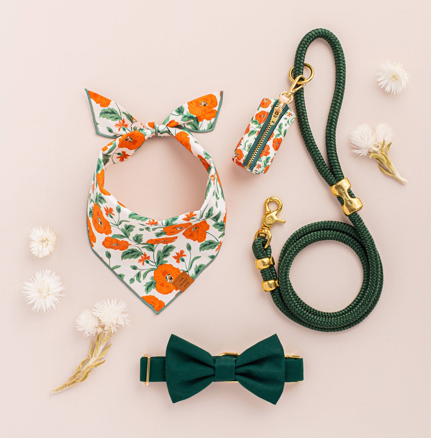 Poppies Dog Bandana