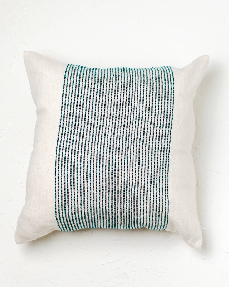 20" Riviera Cotton Throw Pillow Cover