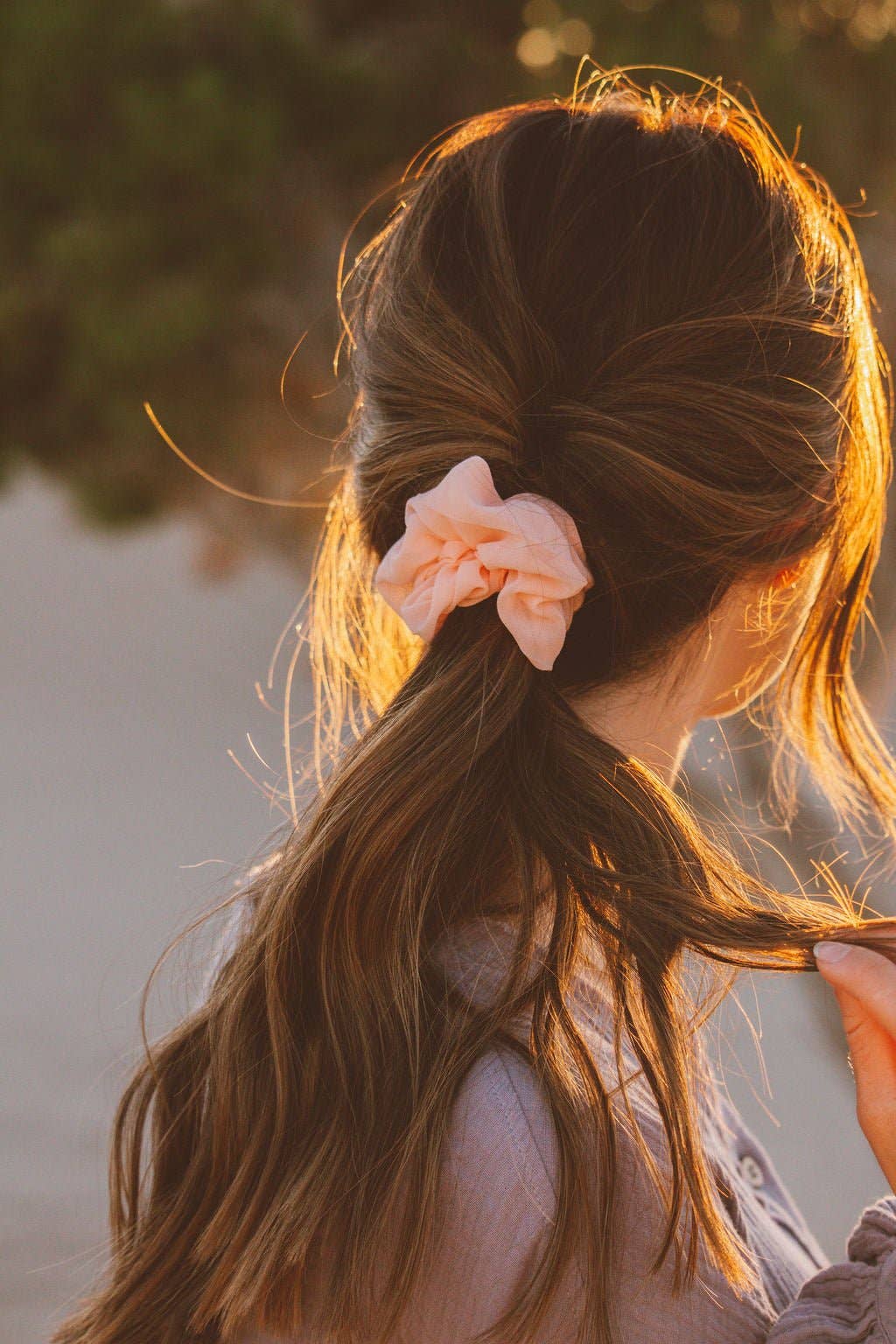 Oversized Chiffon Scrunchie - Multiple Colors