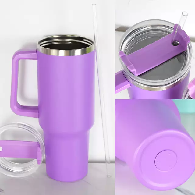 40oz Thermal Tumbler with Handle