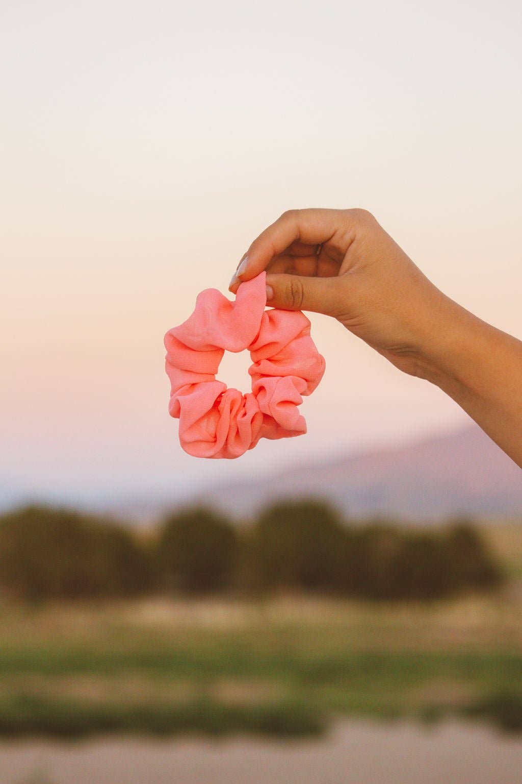 Oversized Chiffon Scrunchie - Multiple Colors