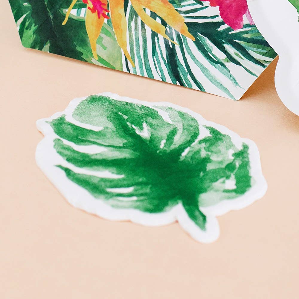 Cute Special Occasion Paper Party Napkins - Monstera Leaf