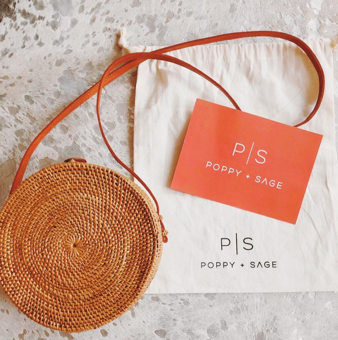Camilla Round Rattan Bag - Natural