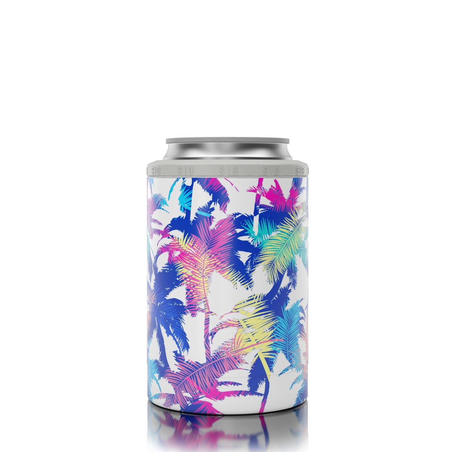 12 oz. Can Cooler Rainbow Palms