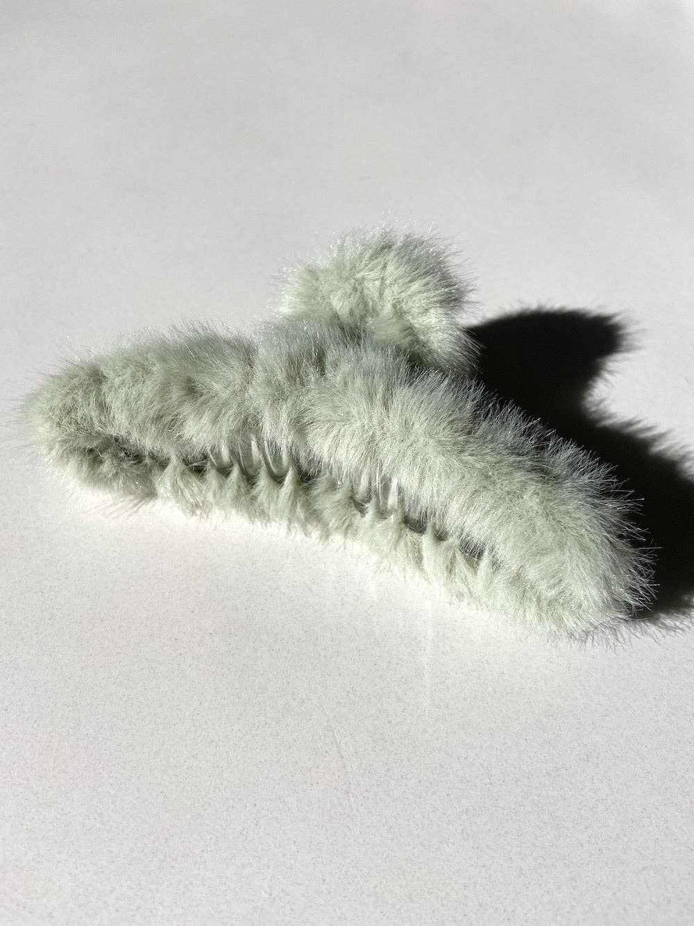 Fluffy Vegan Fur Claw Hair Clip