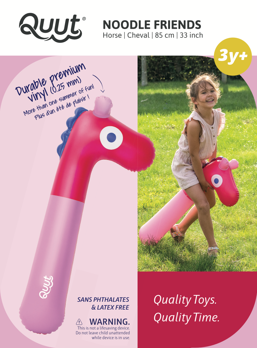 Quut Noodle Friends - Dino, Giraffe and Horse! Pool Toy