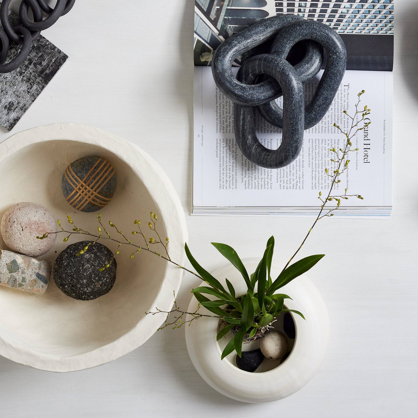 Black Marble Chain, Small Link