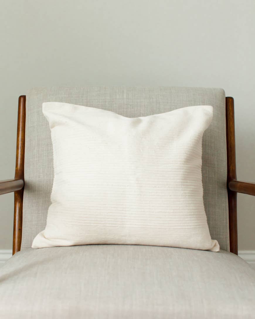 20" Riviera Cotton Throw Pillow Cover