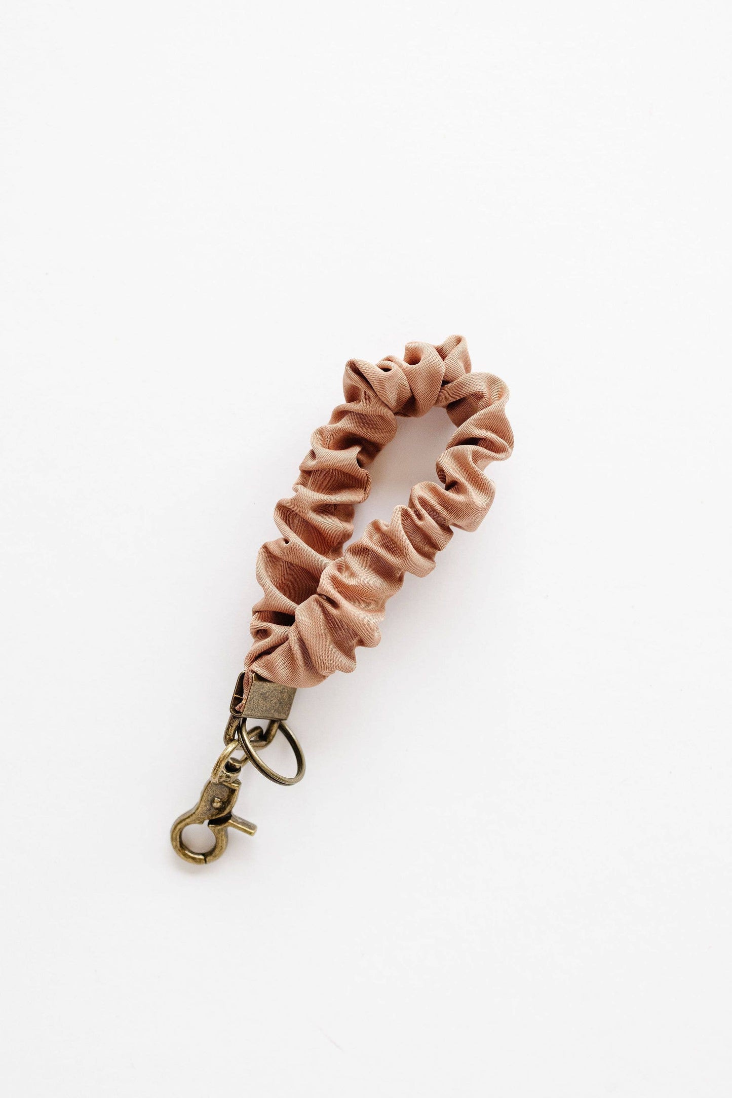 Coffee Cotton Scrunchie Keychain