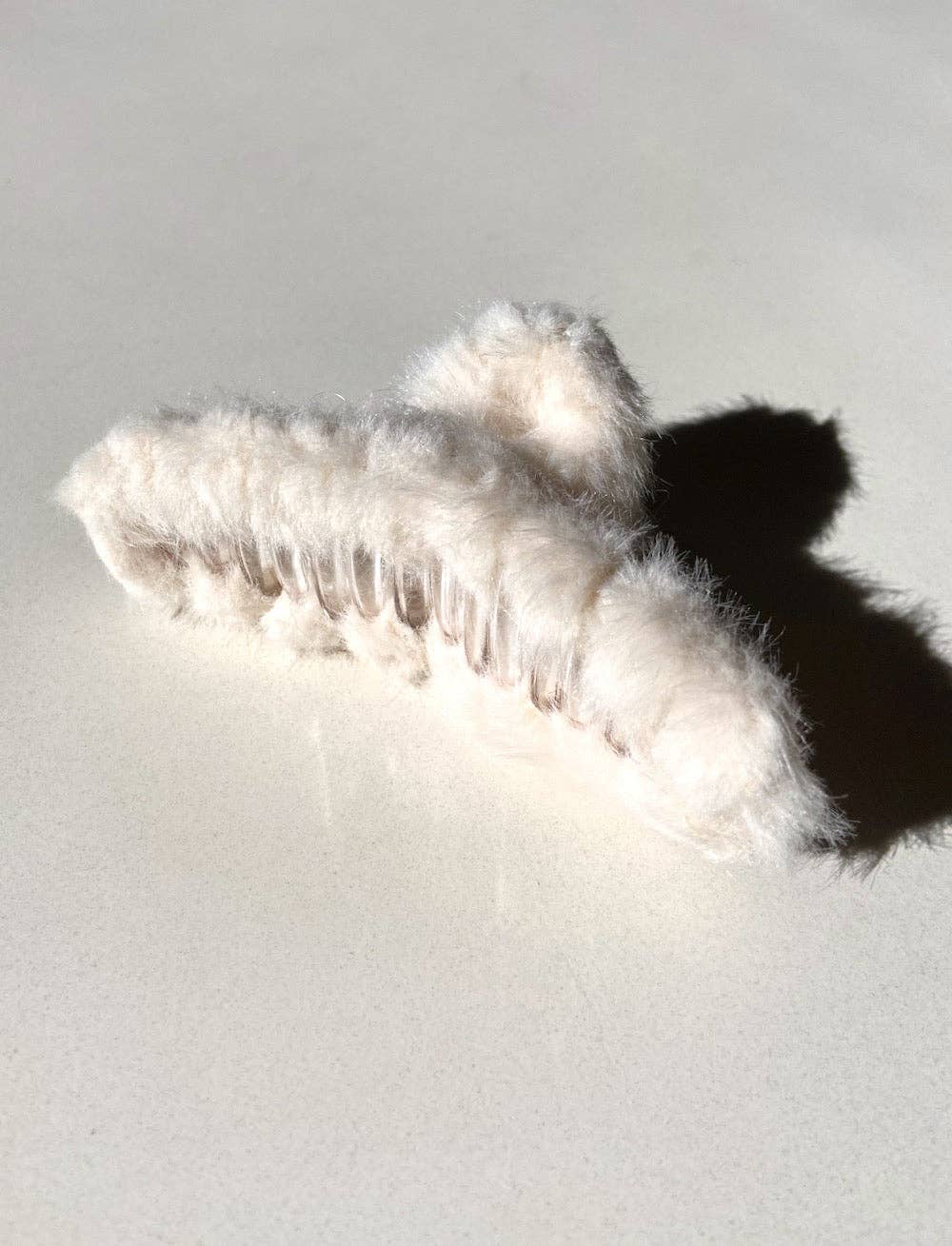 Fluffy Vegan Fur Claw Hair Clip