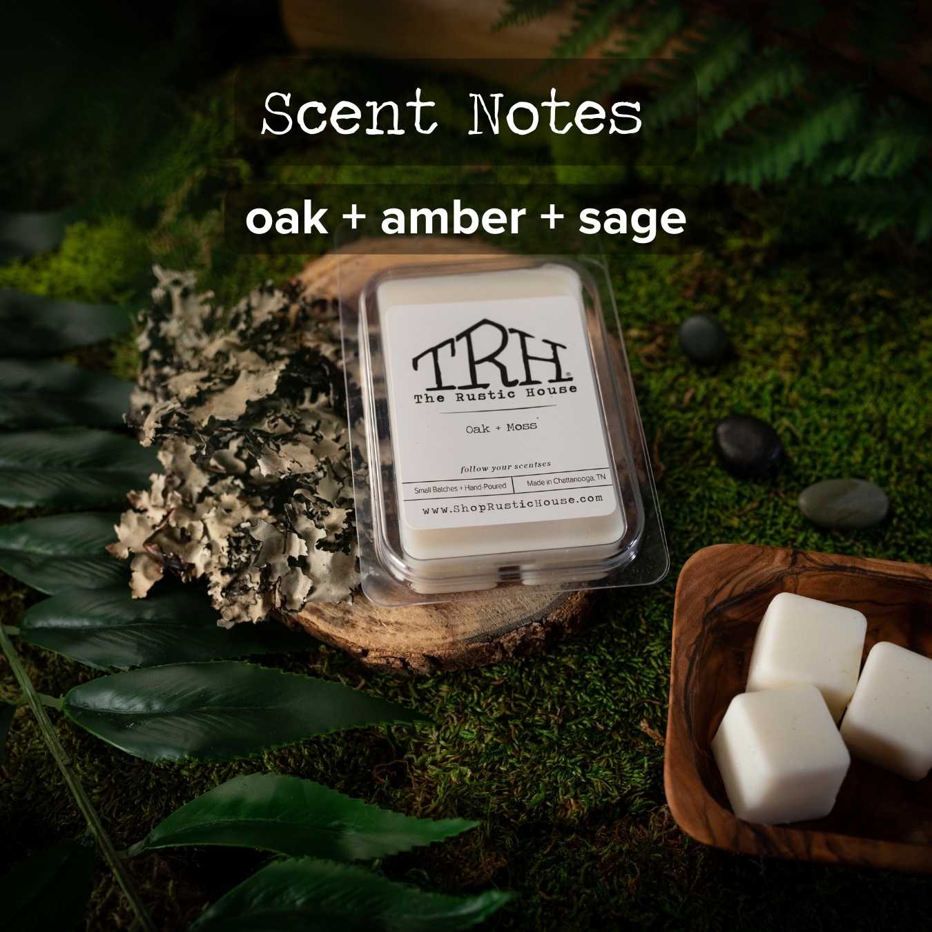 Oak + Moss | Soy Wax Melts | 2.45 oz.