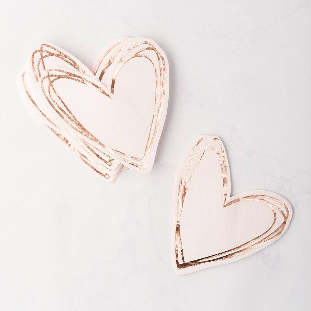 Cute Special Occasion Paper Party Napkin - Heart