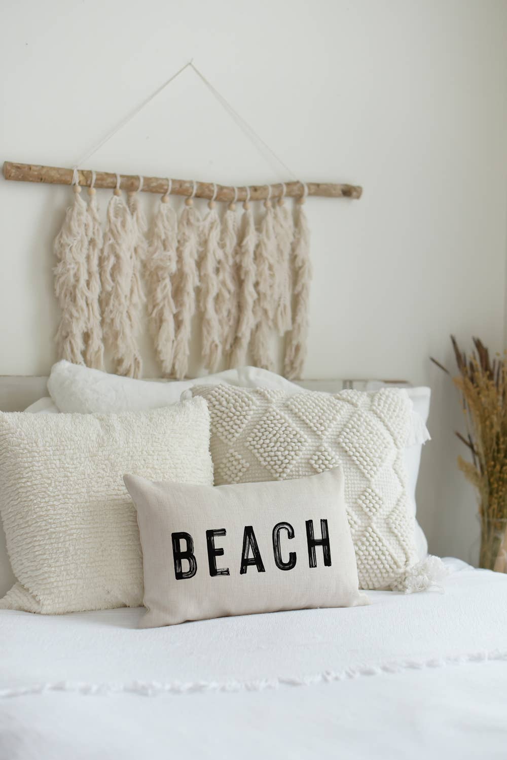 Beach Lumbar Throw Pillow