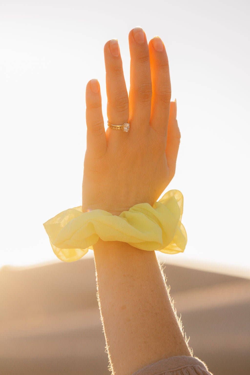 Oversized Chiffon Scrunchie - Multiple Colors