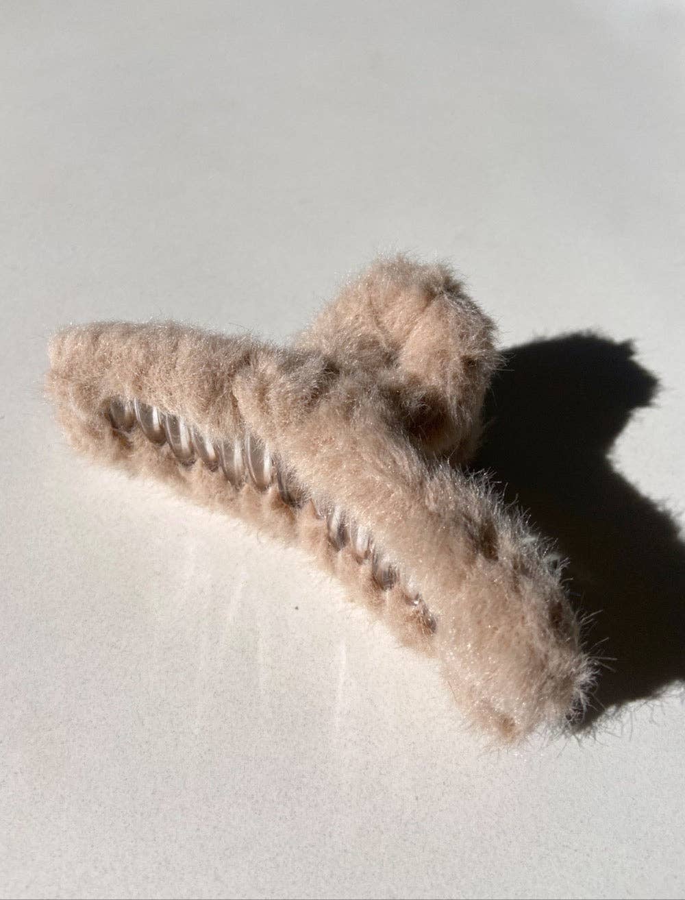 Fluffy Vegan Fur Claw Hair Clip