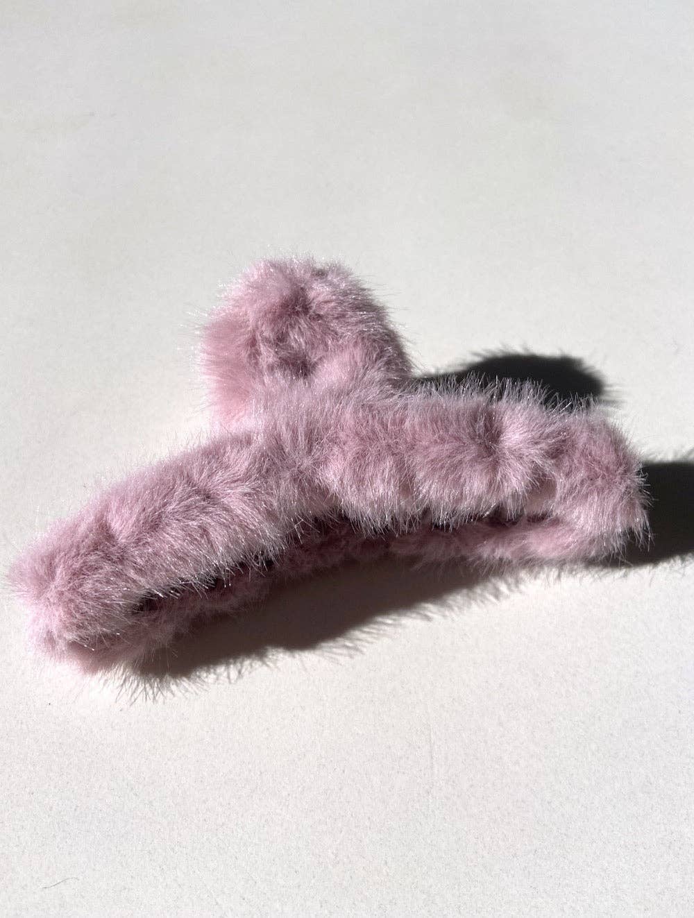 Fluffy Vegan Fur Claw Hair Clip