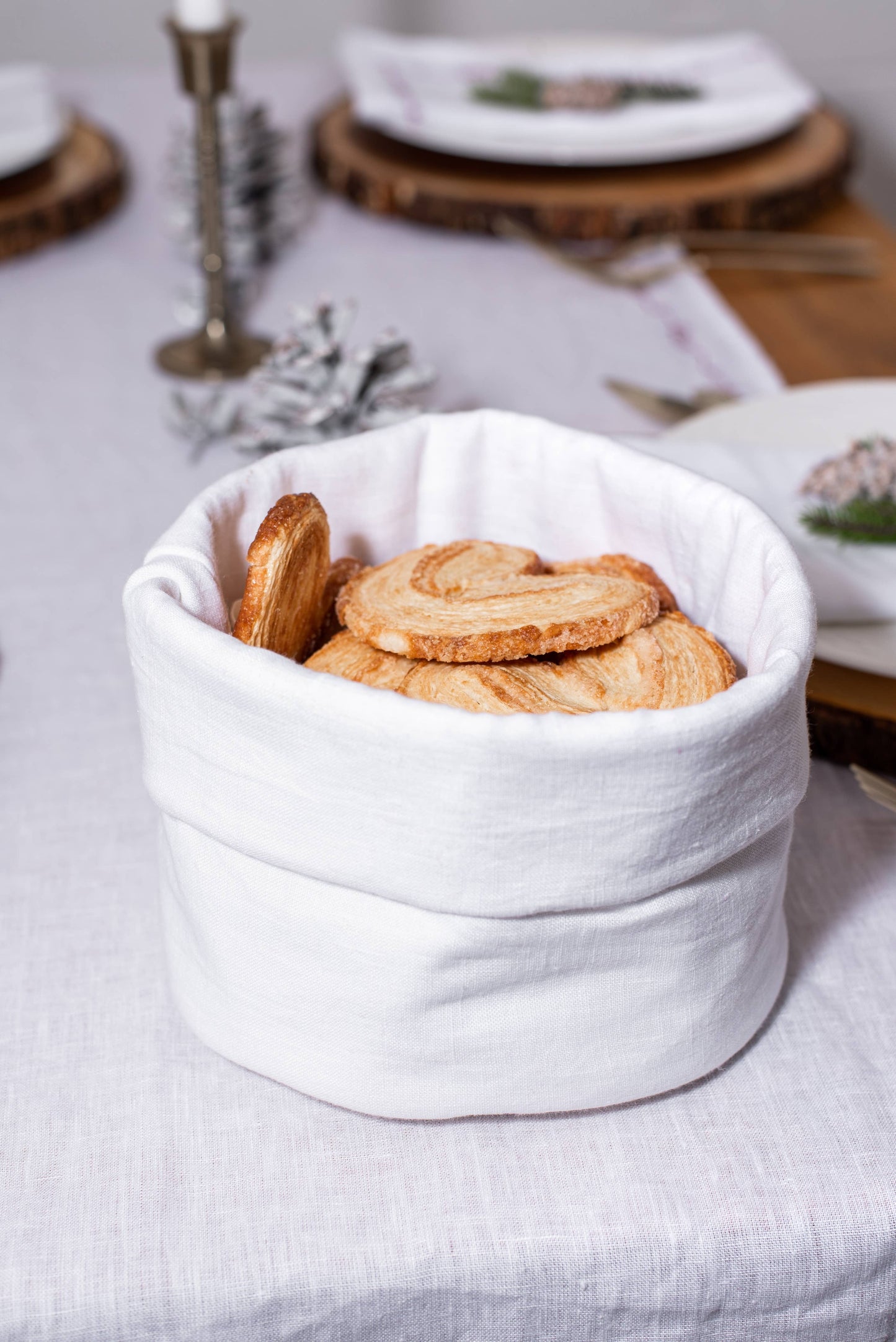 Linen Bread Basket
