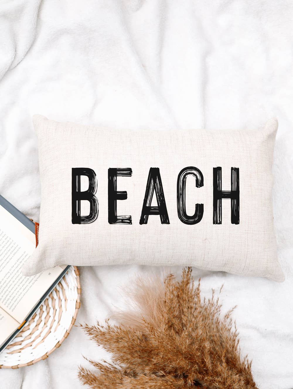 Beach Lumbar Throw Pillow