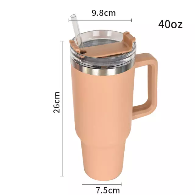 40oz Thermal Tumbler with Handle