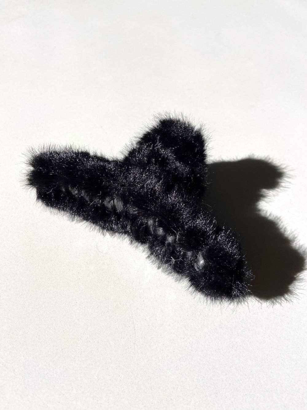 Fluffy Vegan Fur Claw Hair Clip