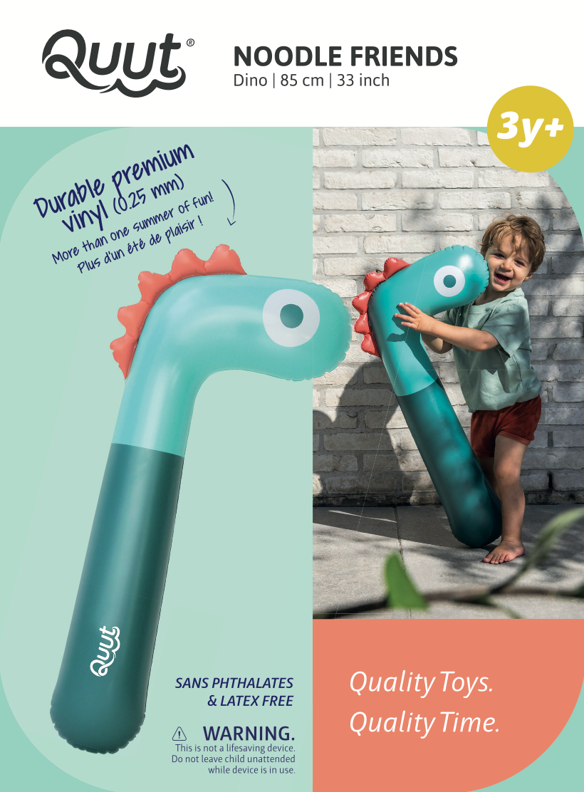 Quut Noodle Friends - Dino, Giraffe and Horse! Pool Toy