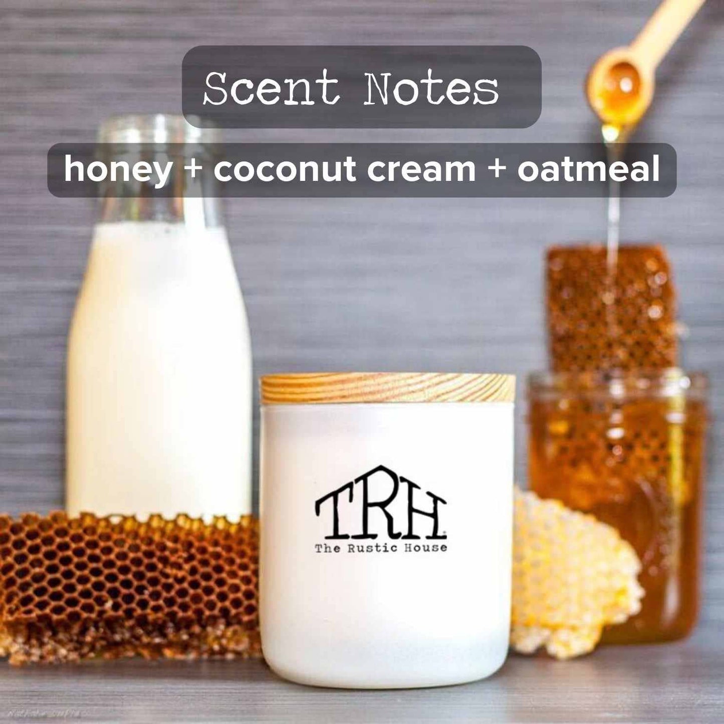 Milk + Honey | White Soy Candle + Gift Box | 8oz.