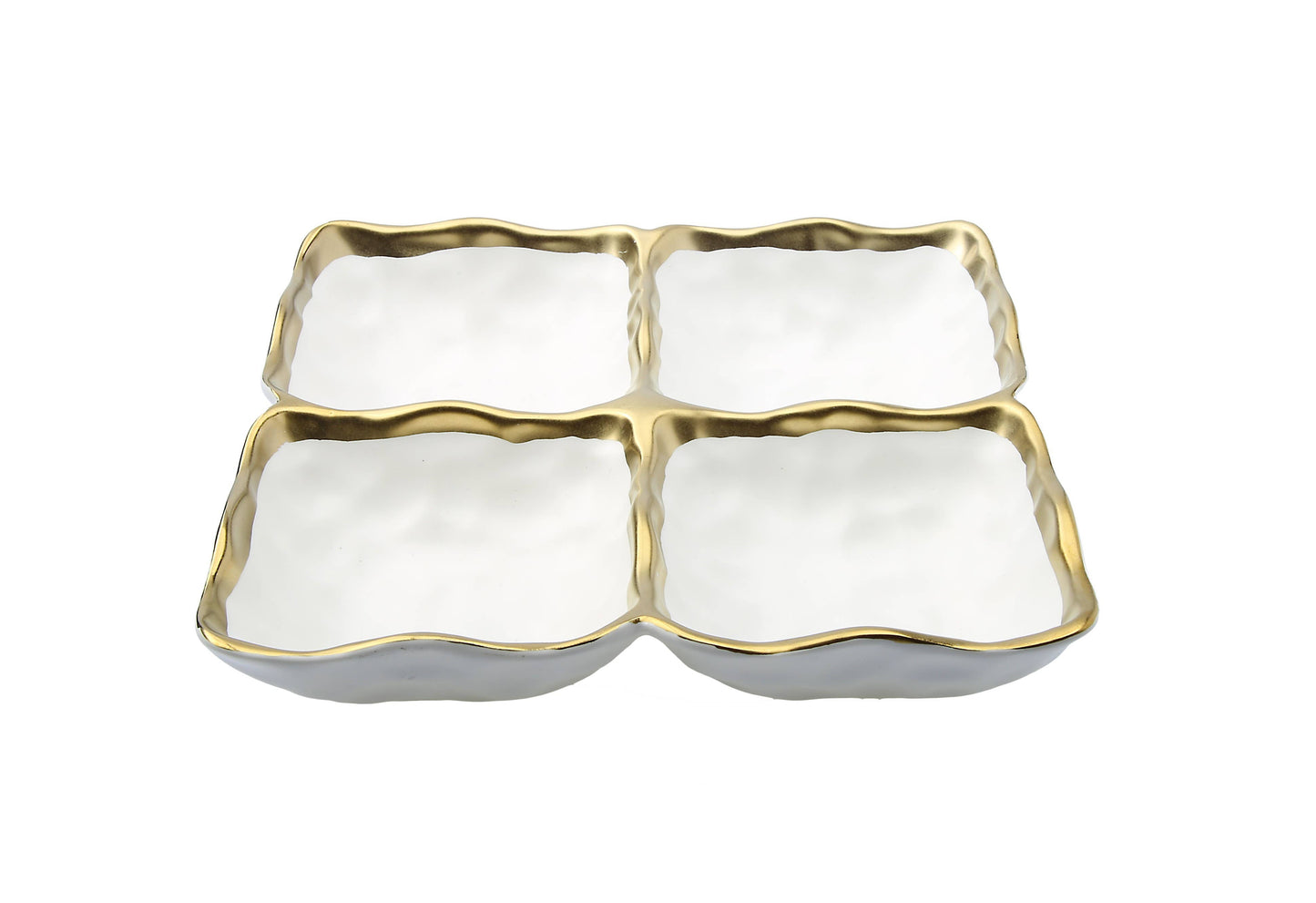 Porcelain White Relish Dish
