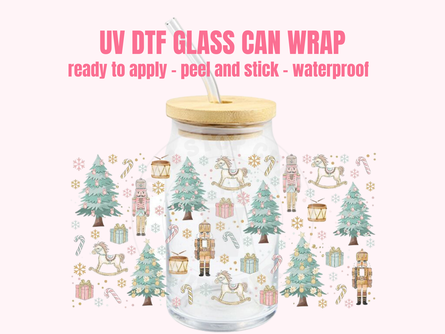 Christmas Tree and Nutcracker Cup Wrap
