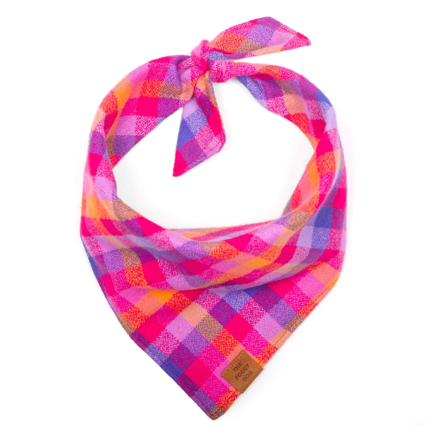 Sunset Flannel Dog Bandana