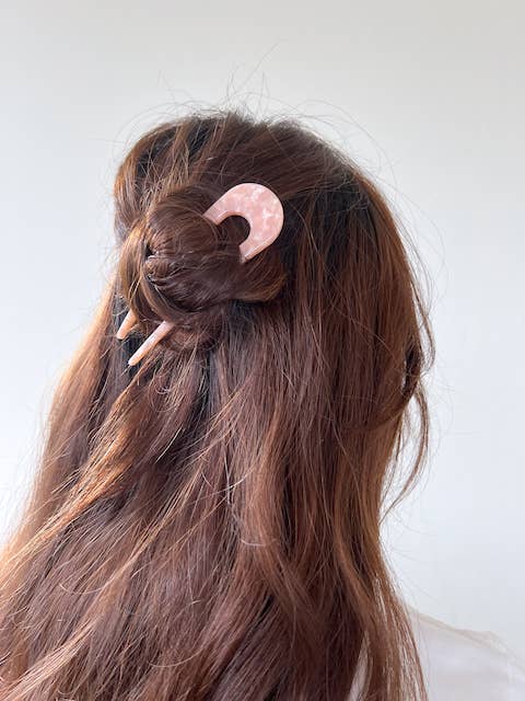 Acetate French Chignon Hair Pin | Eco-Friendly