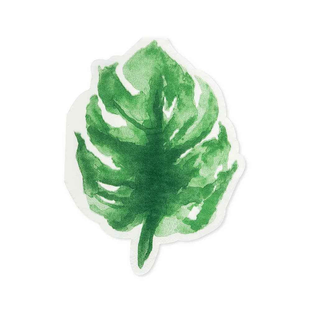 Cute Special Occasion Paper Party Napkins - Monstera Leaf