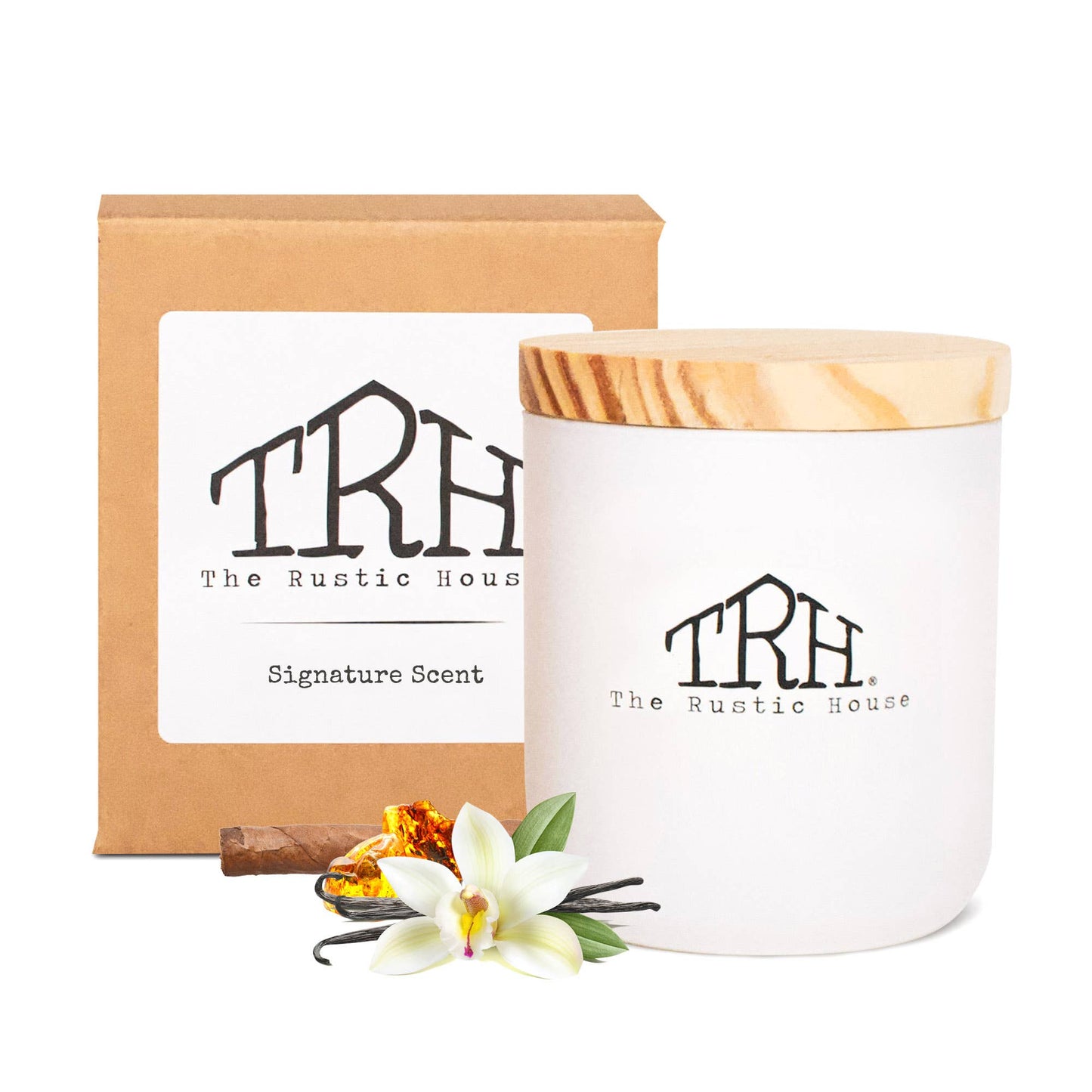 Signature Scent | White Soy Candle + Gift Box | 8oz.