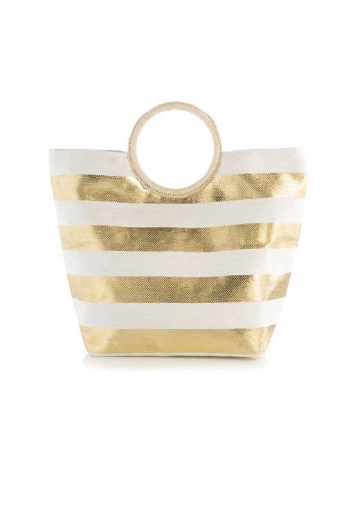 MARTA TOTE, GOLD
