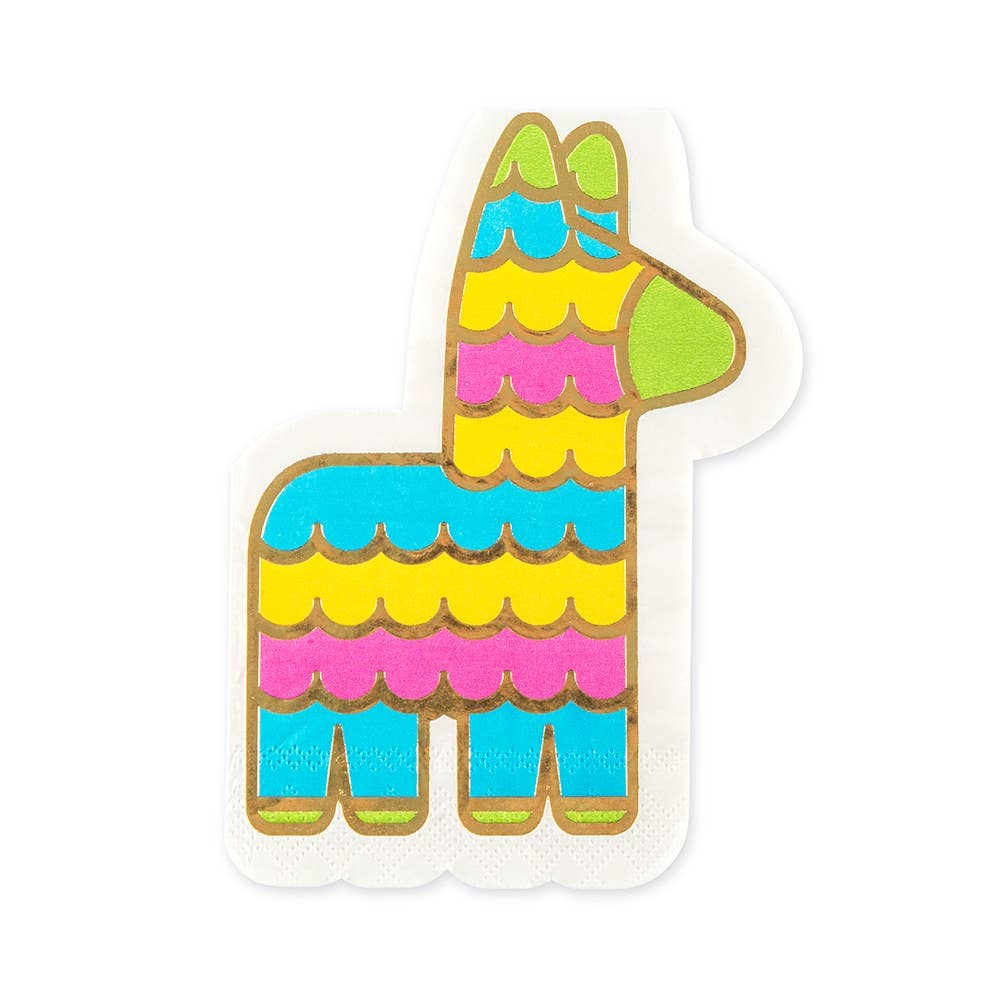 Cute Special Occasion Paper Party Napkins - Fiesta Piñata