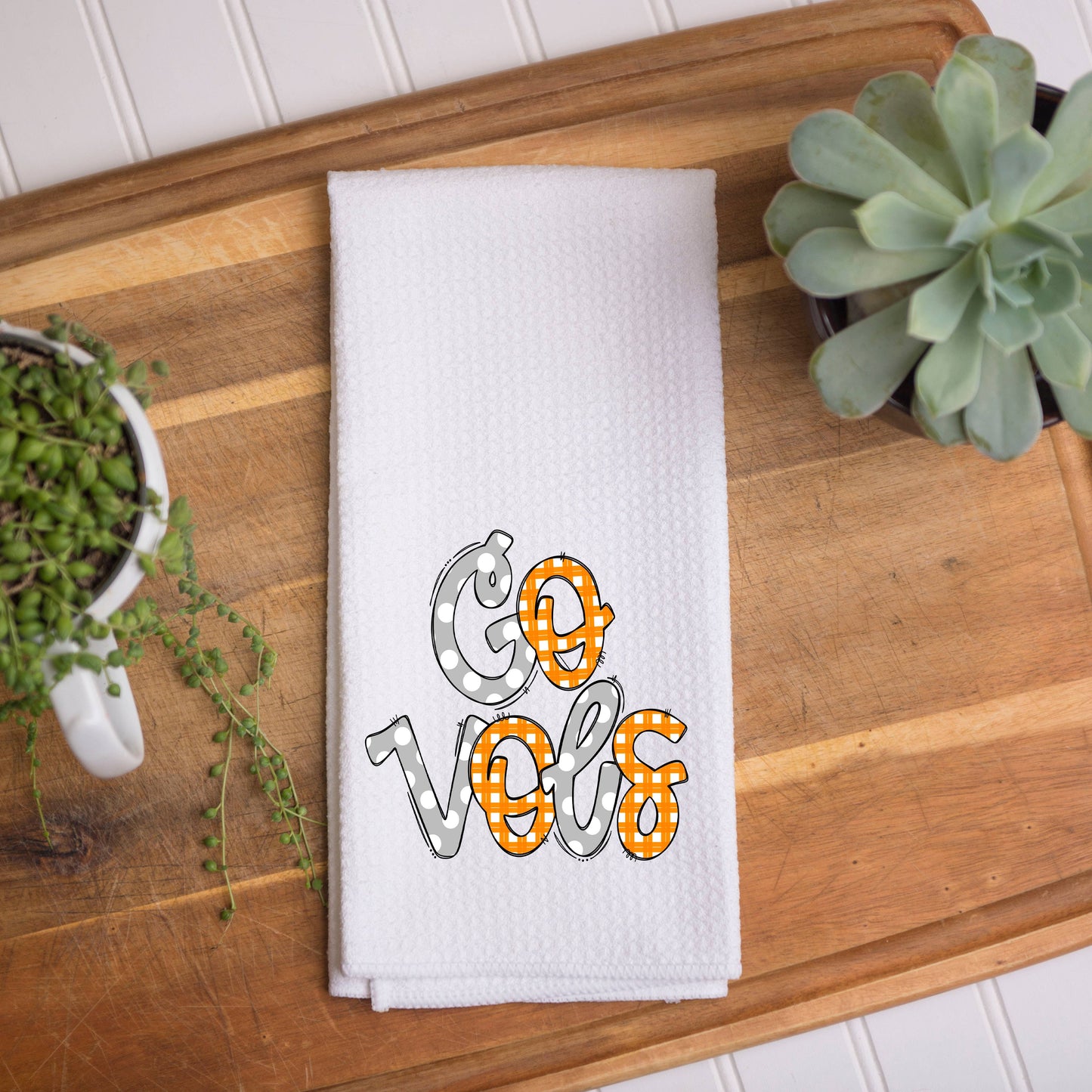 Tennessee "Go Vols" Kitchen Waffle Dish Towel