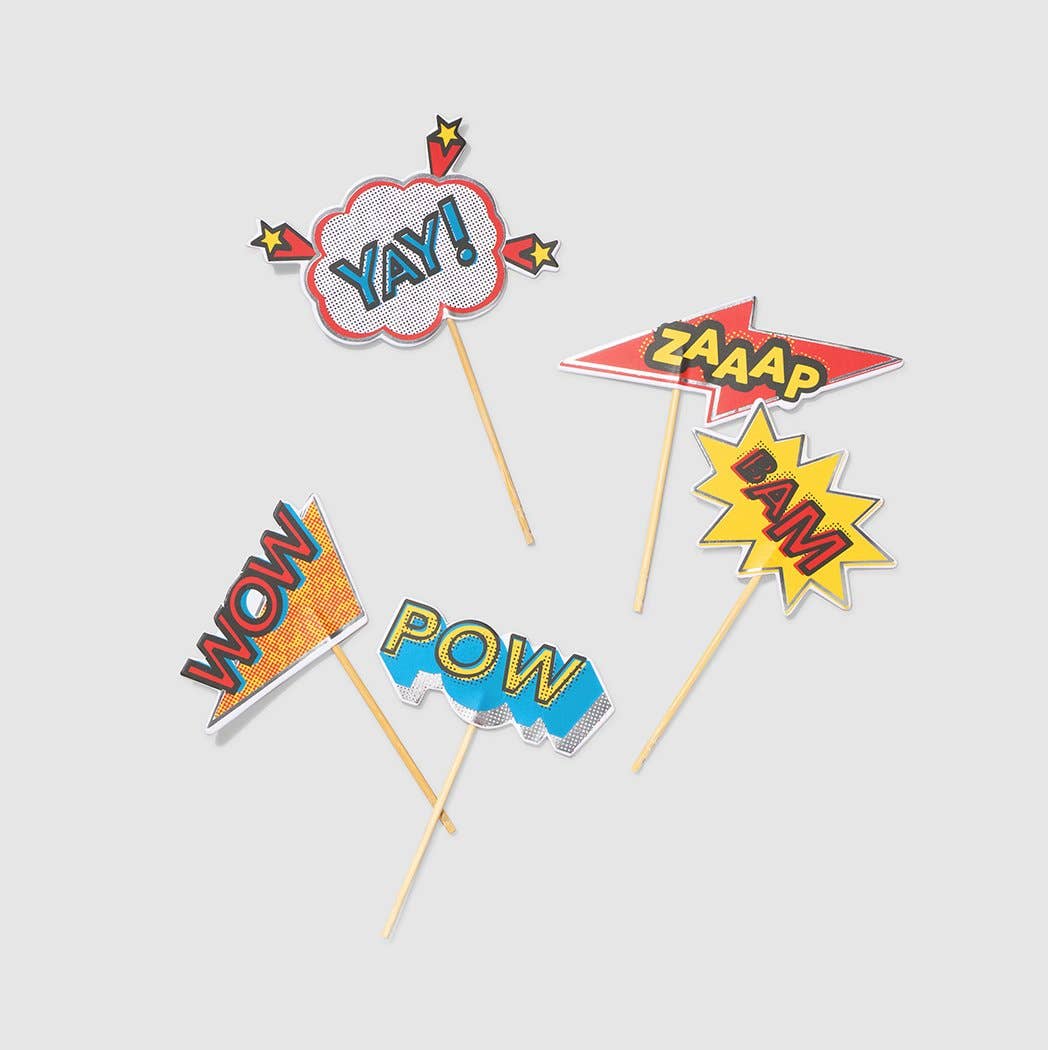 Bam Zaaap Pow Mini Toppers (10 per Pack)