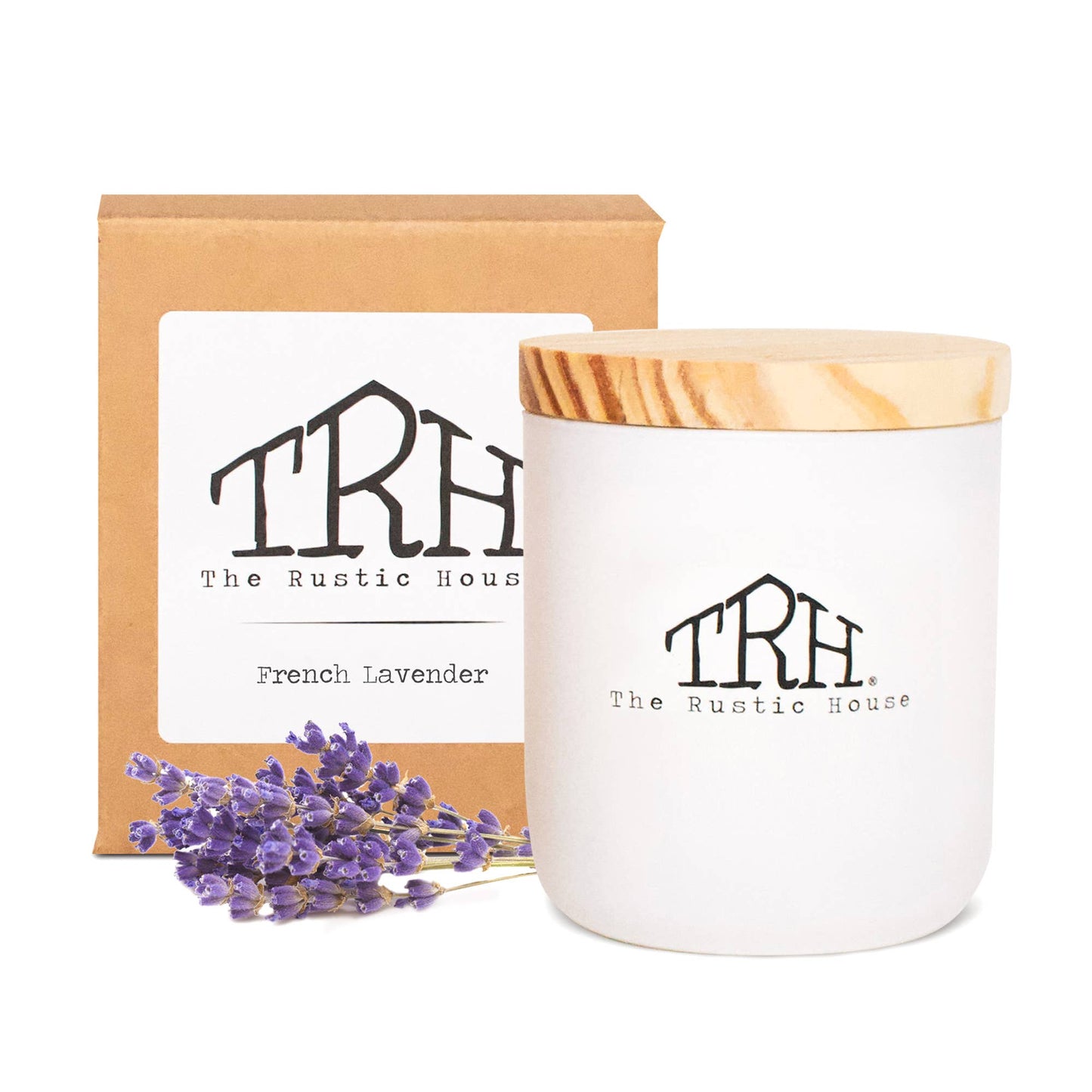 French Lavender | White Soy Candle + Gift Box | 8oz.