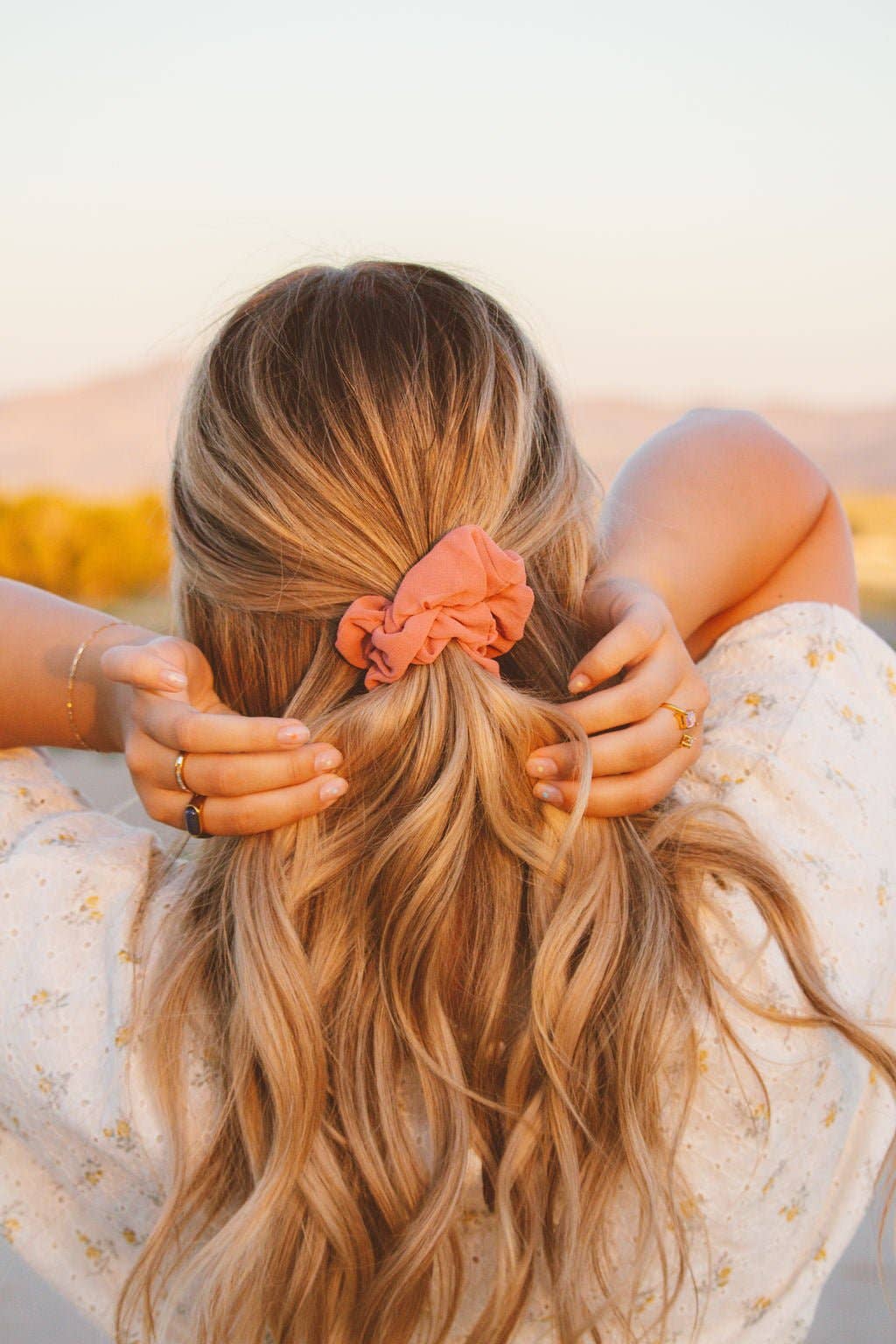Oversized Chiffon Scrunchie - Multiple Colors