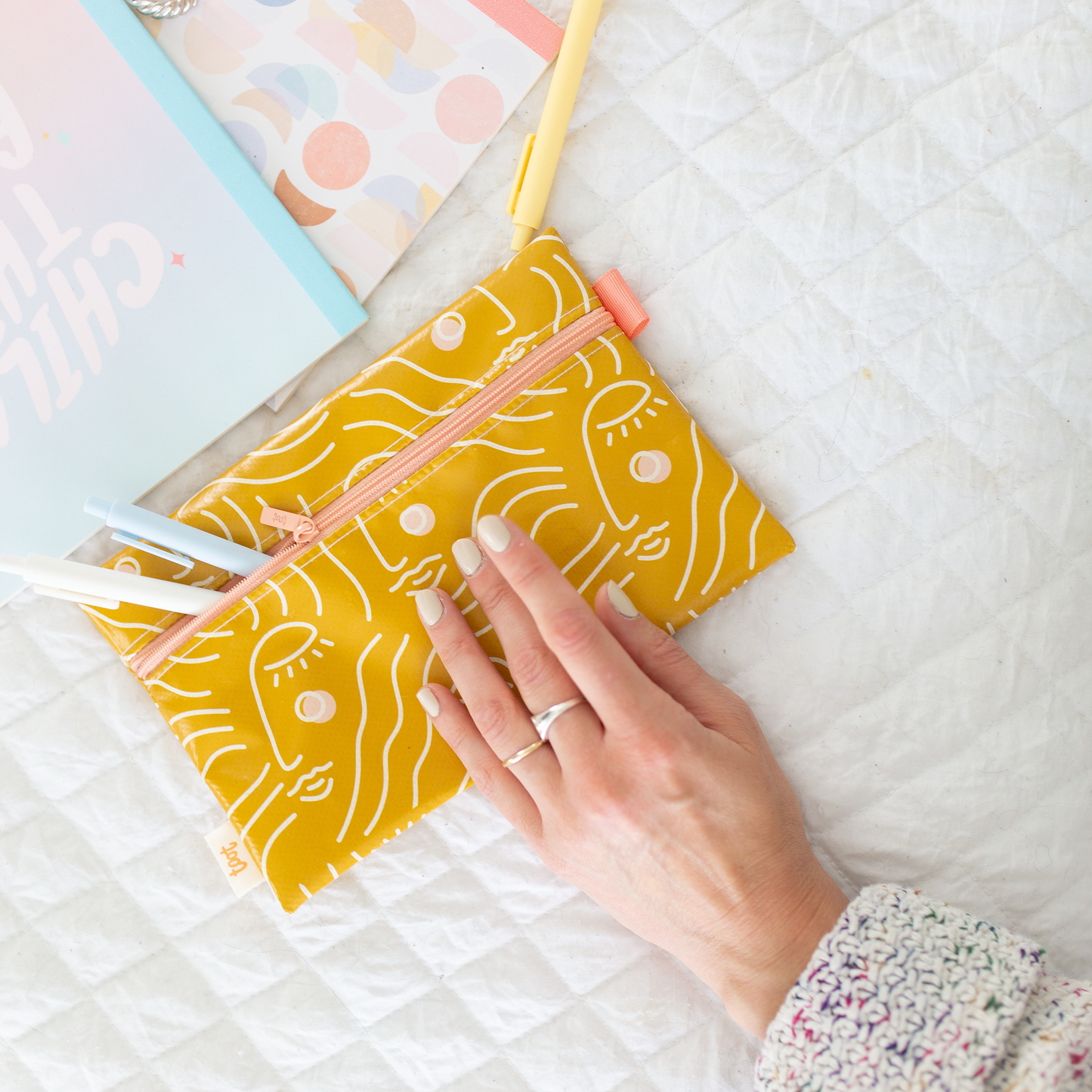 Zen Ladies Medium Front Zip Pen and Pencil Case