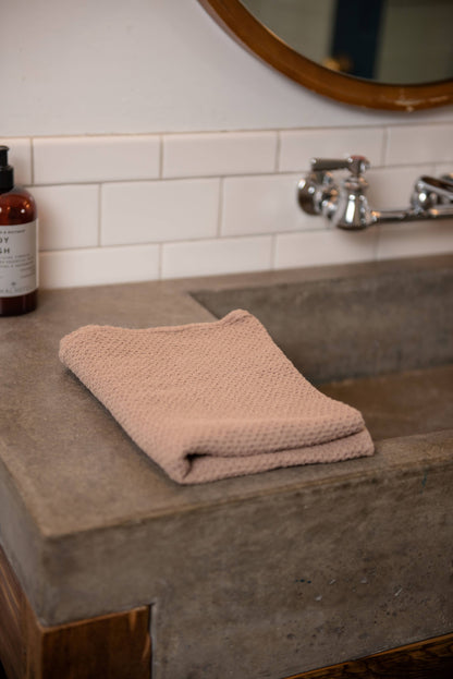 Linen Waffle Bath Towel