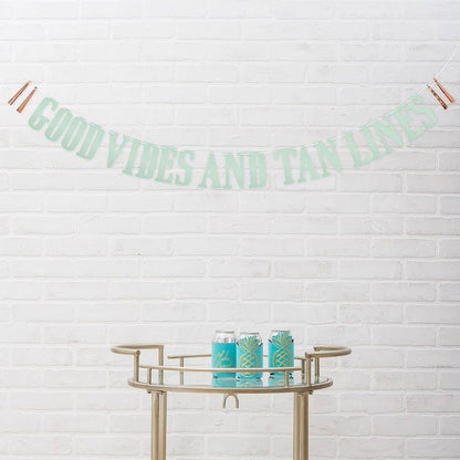 Paper Bachelorette Party Banner - Good Vibes