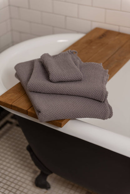 Linen Waffle Bath Towel