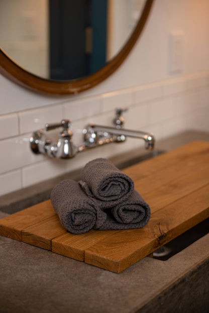 Linen Waffle Bath Towel