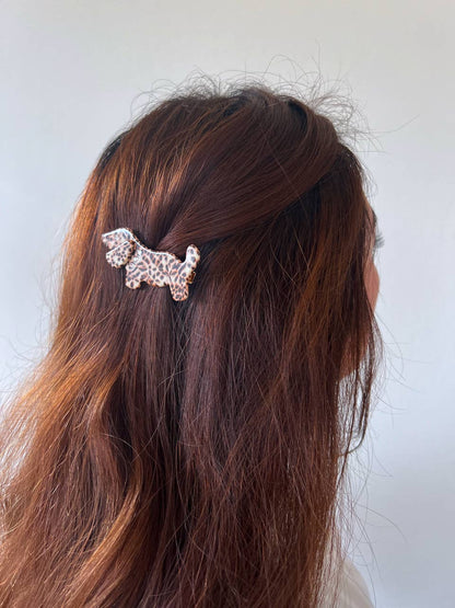 2pc Dog Acetate Hair Clips Set | Eco-Friendly