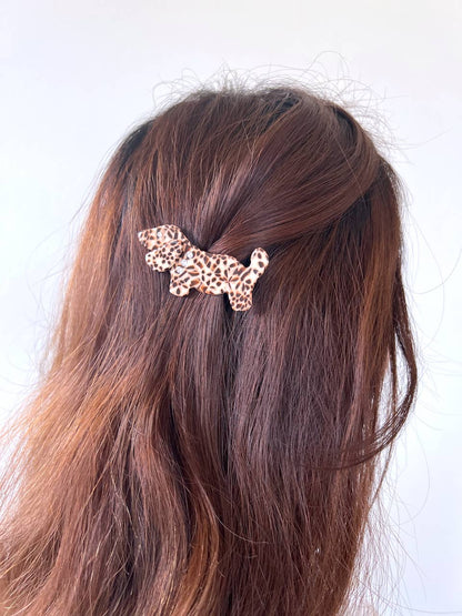 2pc Dog Acetate Hair Clips Set | Eco-Friendly