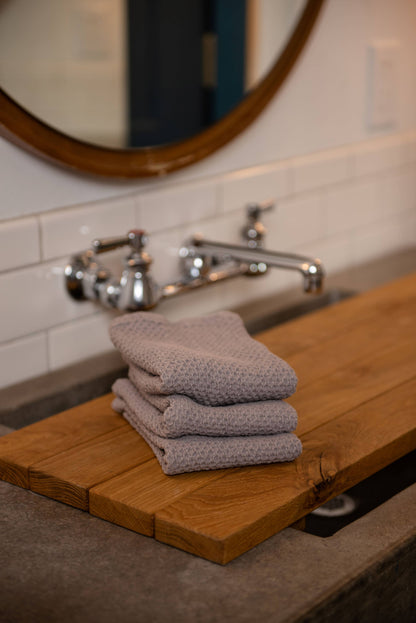 Linen Waffle Bath Towel