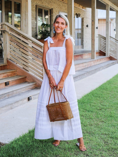 Grace Woven Rattan Tote Bag