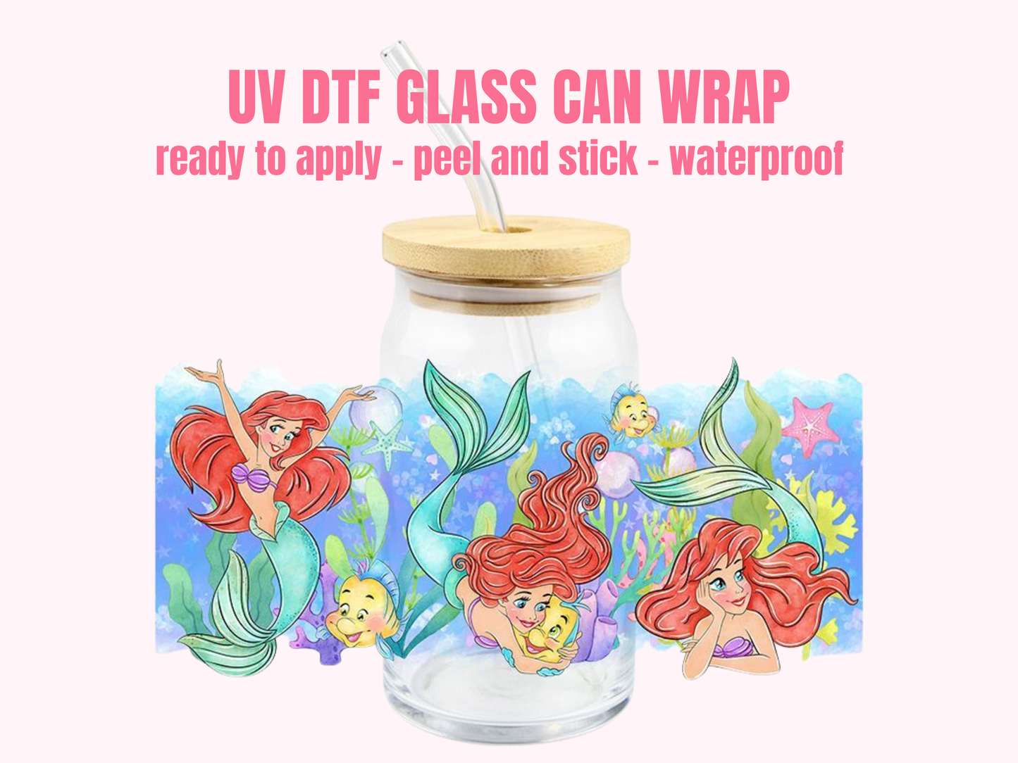 Little Mermaid Cup Wrap